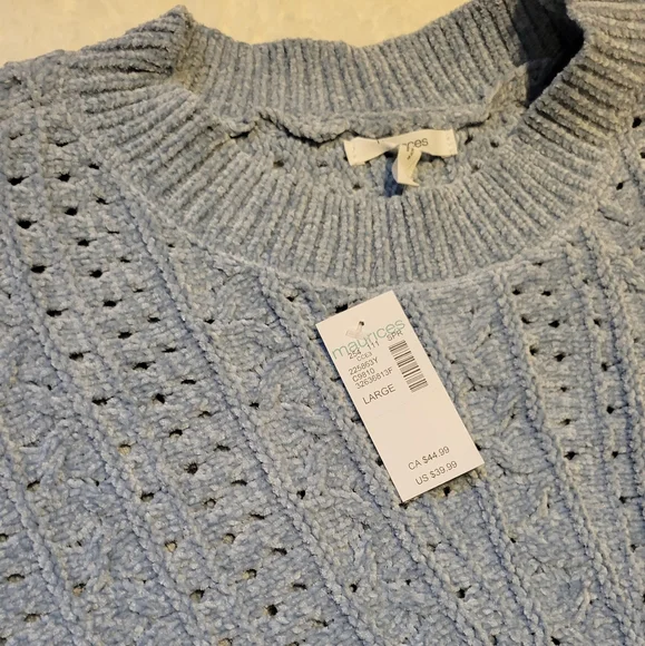 NWT Maurices Women's Blue Sweater - Picture 3 of 10